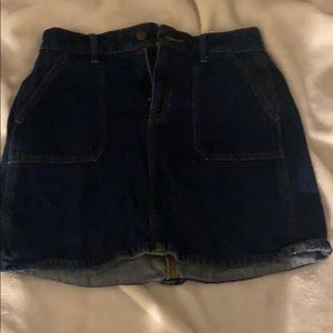 Old navy dark blue jean basic skirt classic new